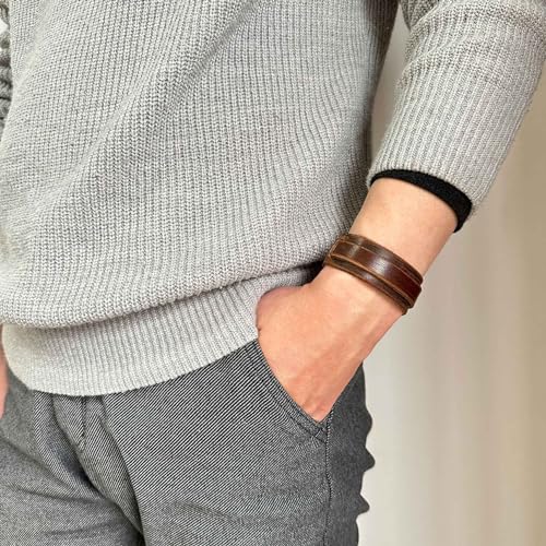 Image of Punk Rock Adjustable Buckle Wristband Pu Leather Cuff Bracelet
