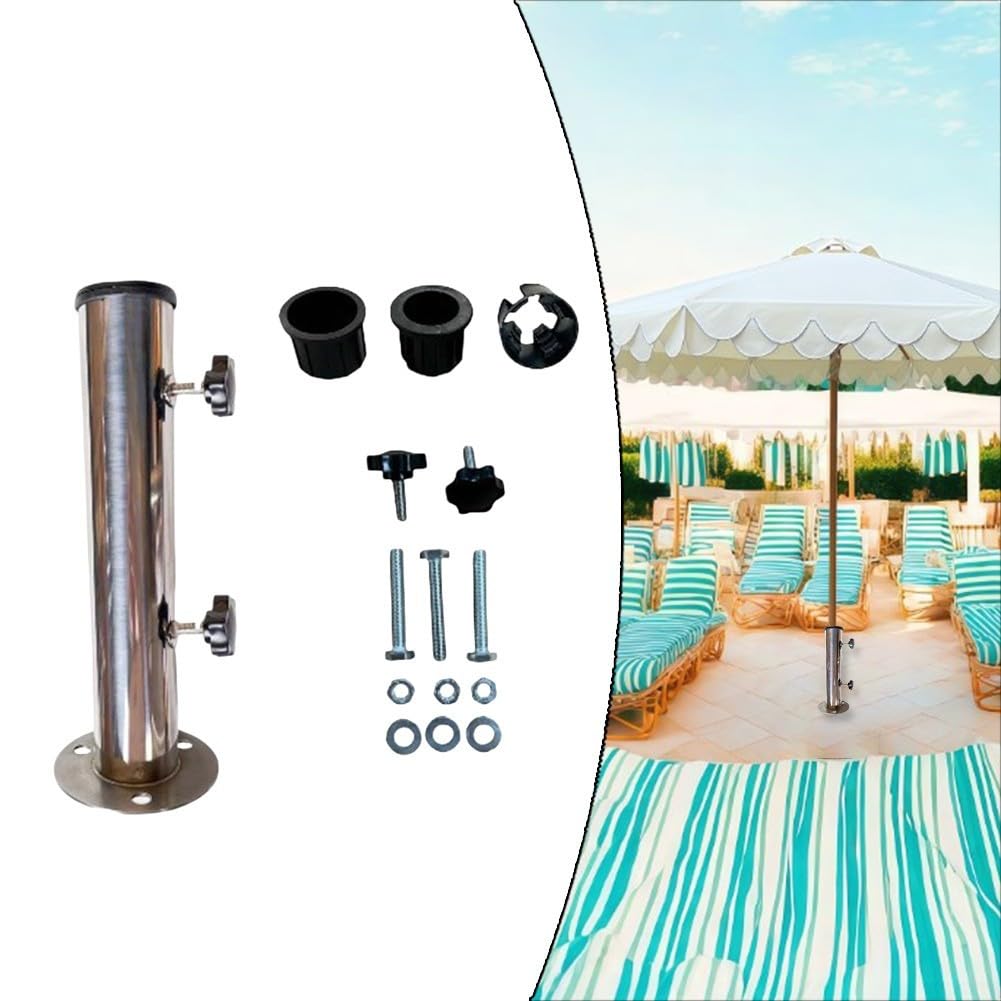 anker sonnensegel Sonnensegel-Hardware, 30 cm Edelstahl-Halterungs-Set, verstellbarer Knauf, passend für 38 mm und 48 mm Stange, sicherer Anker, stabile Basis, Garten, Terrasse Garten Selle Italia Bianchi Sattel Verstärkte 3. Farben:Wähle deine individuellen Wunschfarben