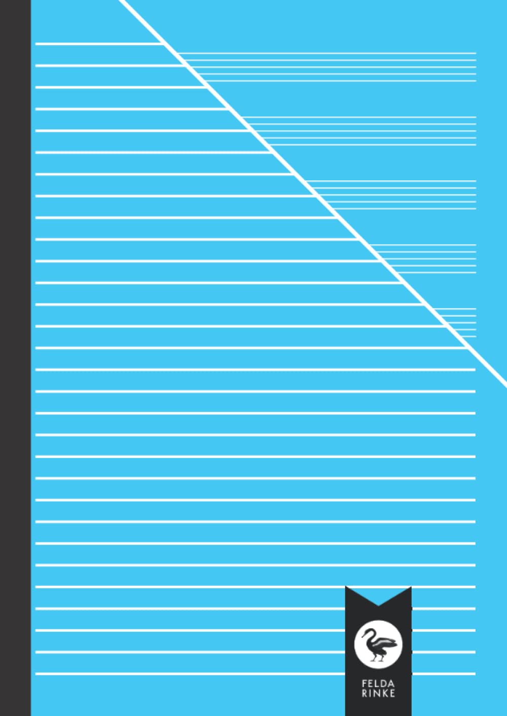Large Music Workbook A4 One Side Stave One Side Lined Light Blue: Large Music Manuscript Notebook | Exercise Book | Staves And Lines | A4 Format | 110 Pages - 55 Sheets