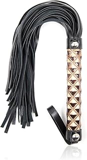 Látigo fetiche de cuero de 3 colores,juguete sexual para parejas,juegos eróticos para coquetear,amarillo,talla única