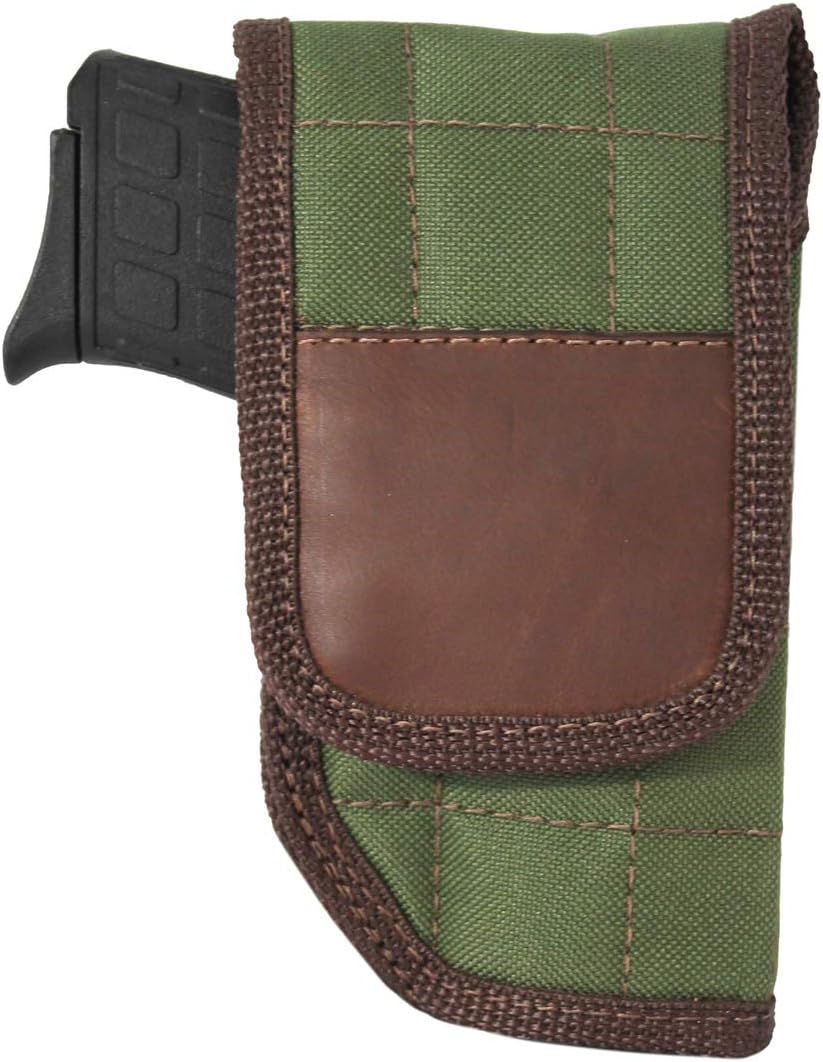 Barsony New Woodland Green OWB Flap Holster for 380 Ultra Compact 9mm 40 45 Pistols