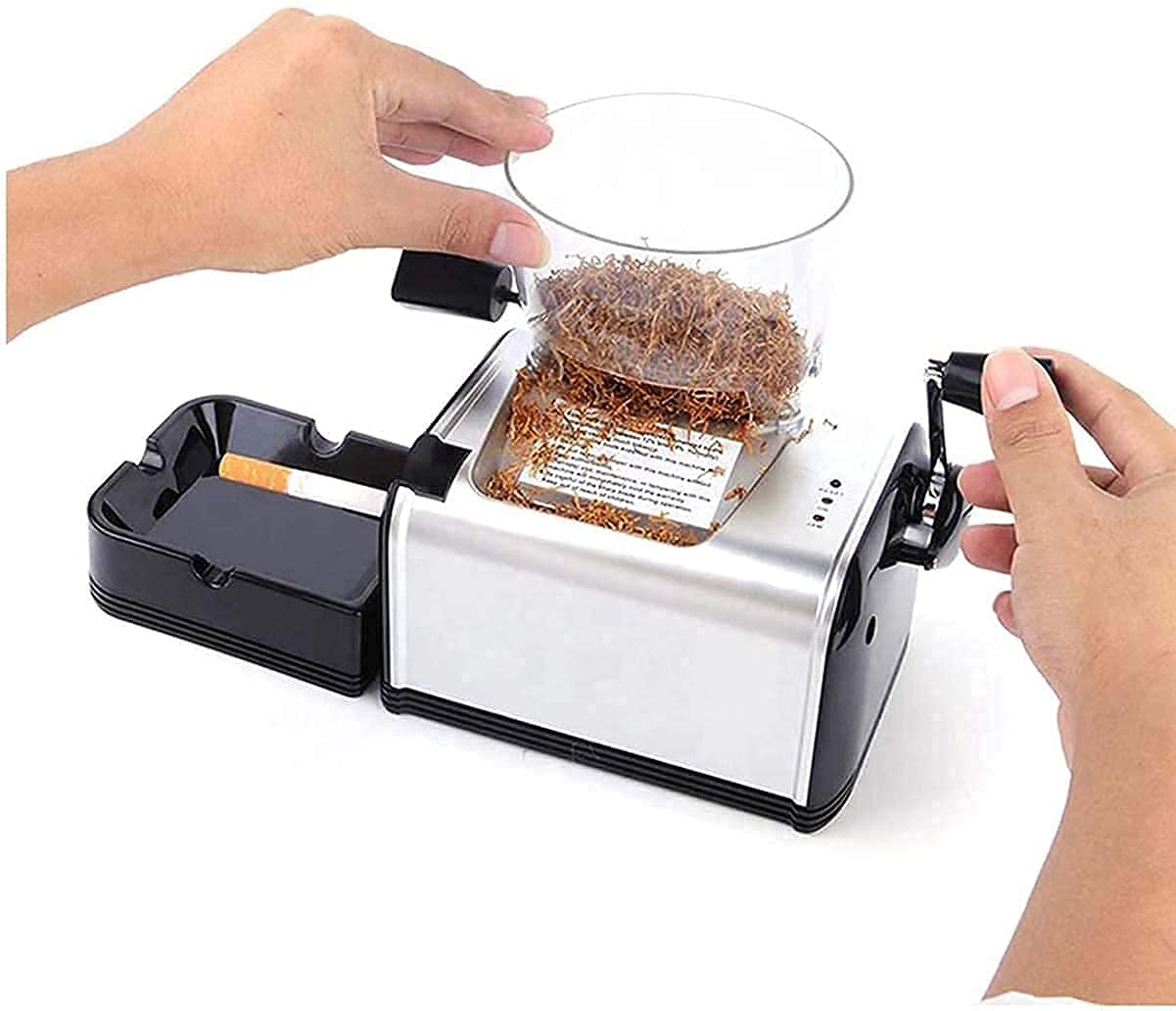 Elektryczna rolka do papierosów， Elektryczna maszyna do papierosów, automatyczne gadżety do zwijania dla mężczyzn, akcesoria do palenia, wstrzykująca tuba, maszyna do zwijania tytoniu, mężczyźni