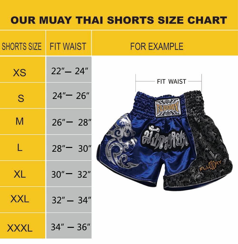 FLUORY Muay Thai Fight Shorts,MMA Shorts Clothing Training Cage Fighting Grappling Martial Arts Kickboxing Shorts Clothing