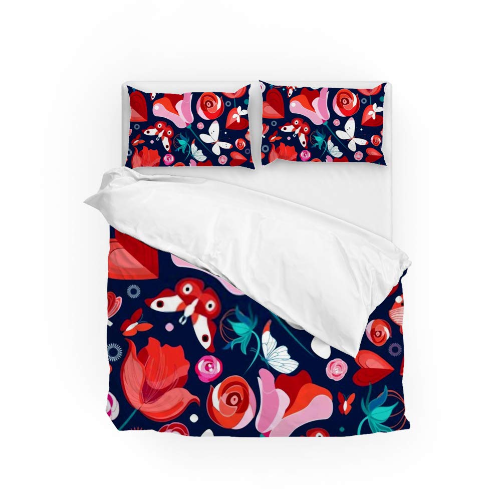 Housse de couette et taies d'oreiller pour chambre parentale cocooning