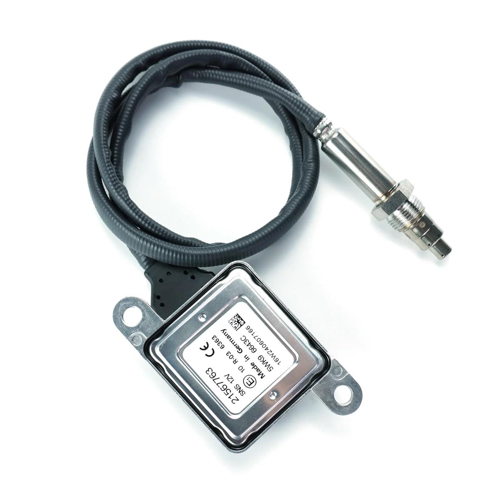 Sensor de NOx 21567763 5WK96643C Sensor de NOx Sensor de oxígeno y nitrógeno Compatible con Piezas de camión para Volvo D11 D13 D16 5WK9 6643C Sensor de NOx Lambda