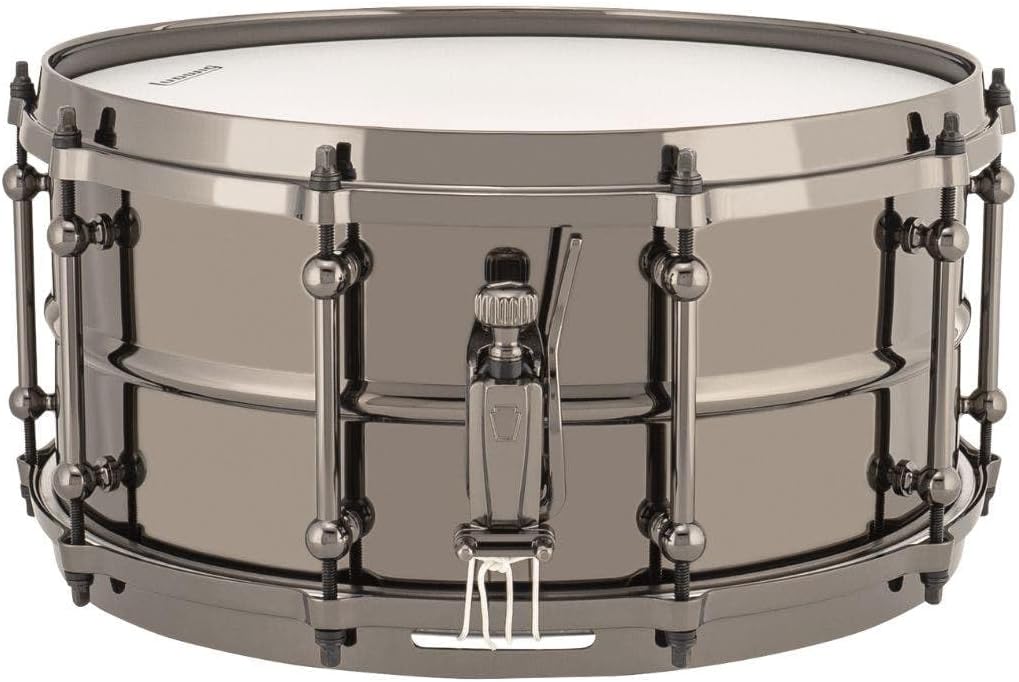 Ludwig 6.5x14 Universal Brass Snare Drum Black Nickel
