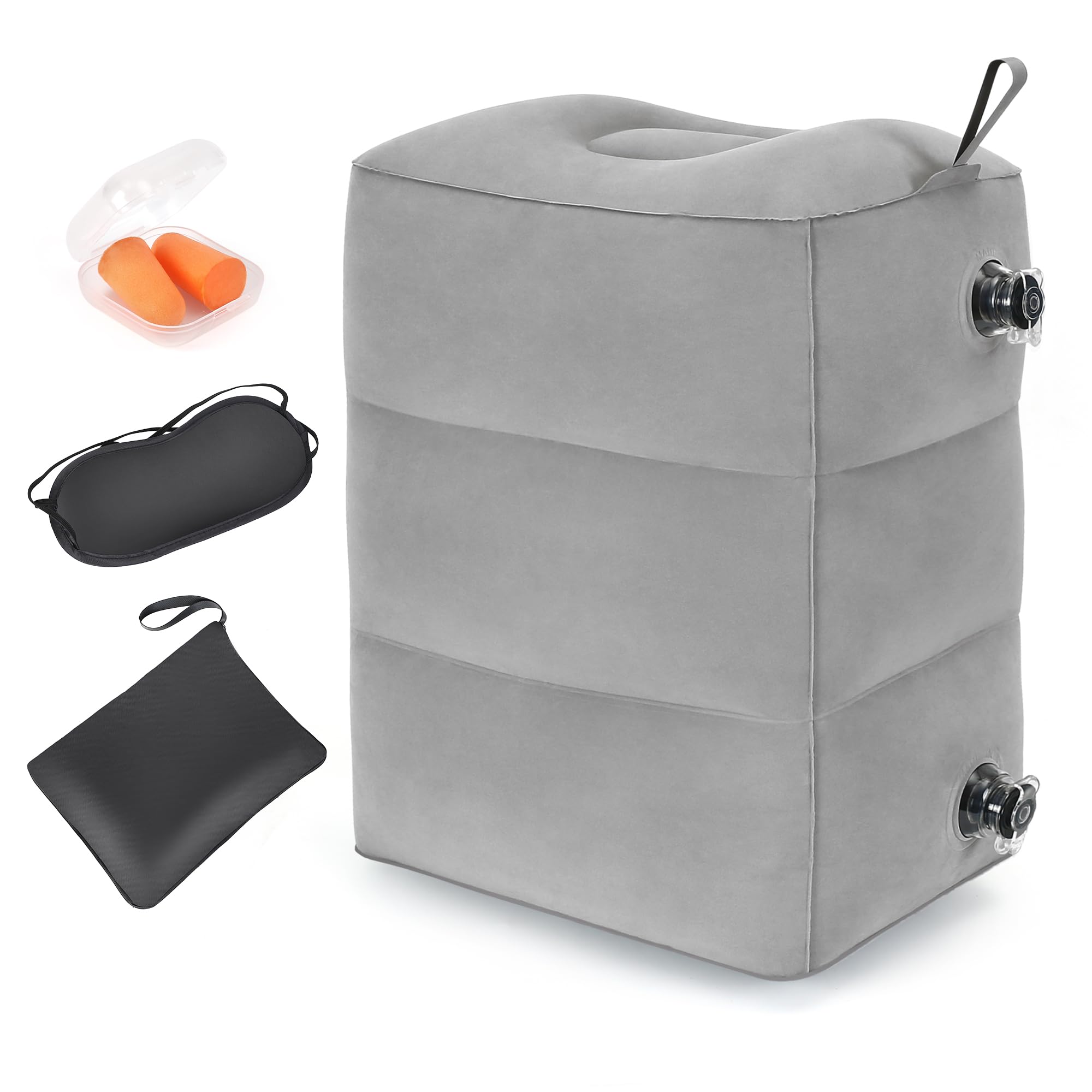 RISEPRO 3-Layer Inflatable Travel Foot Rest