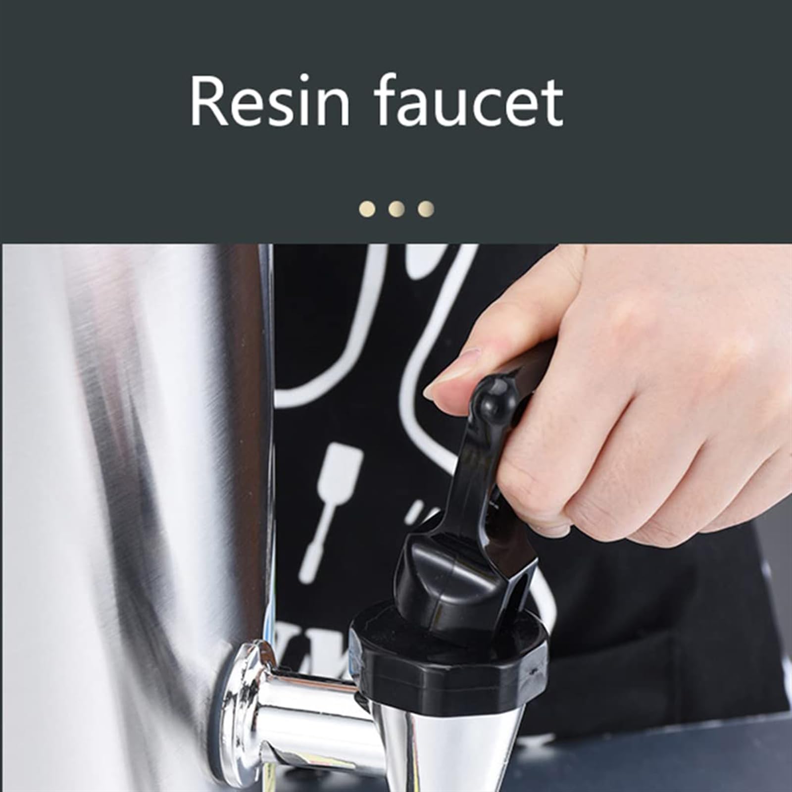ZMIN Dispenser per Caldaia dell'Acqua, urna per l'acqua del tè per Catering elettrica istantanea Commerciale in Acciaio Inossidabile,A,50L