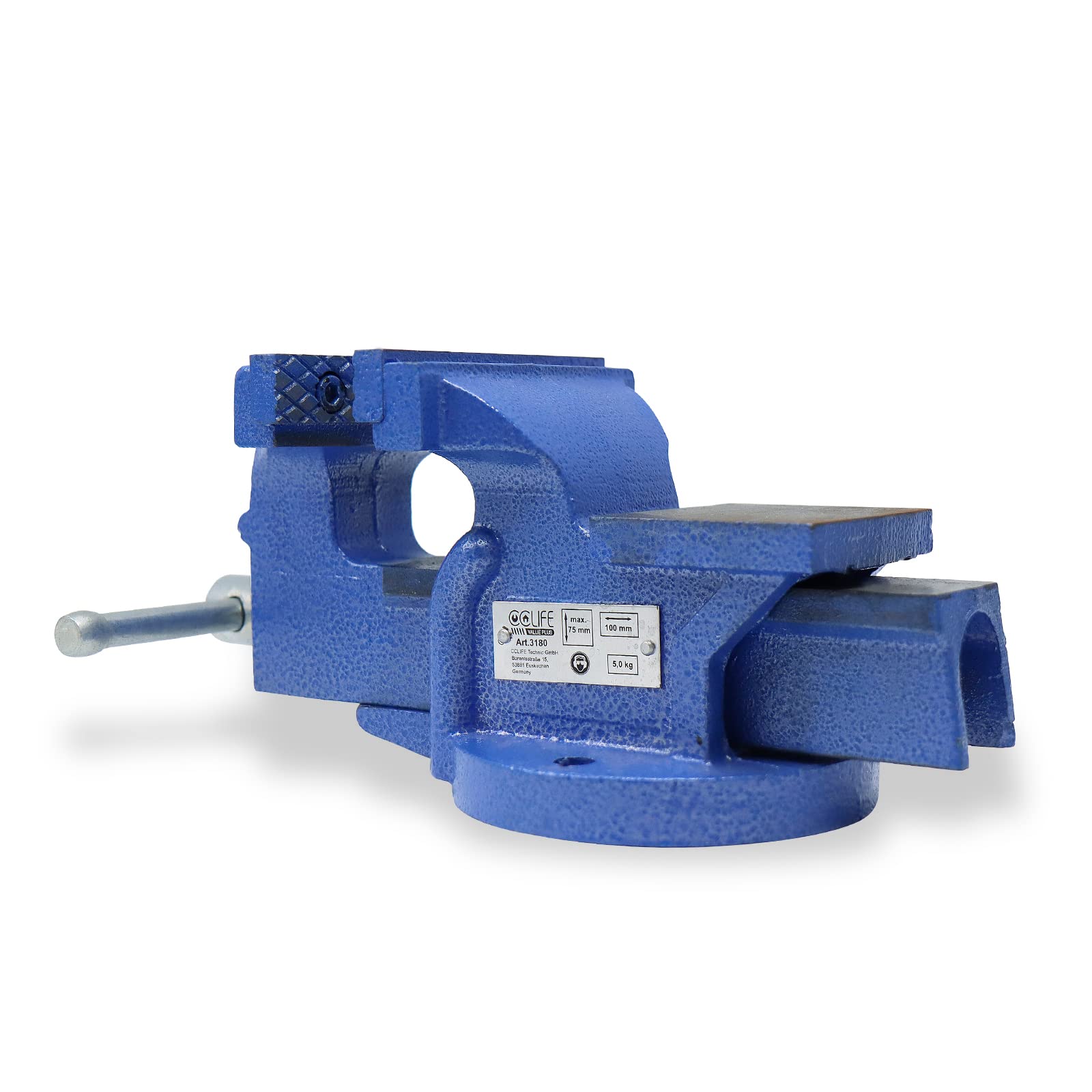 CCLIFE Tornillo de Banco 100mm/125mm Tornillo para Banco de Trabajo