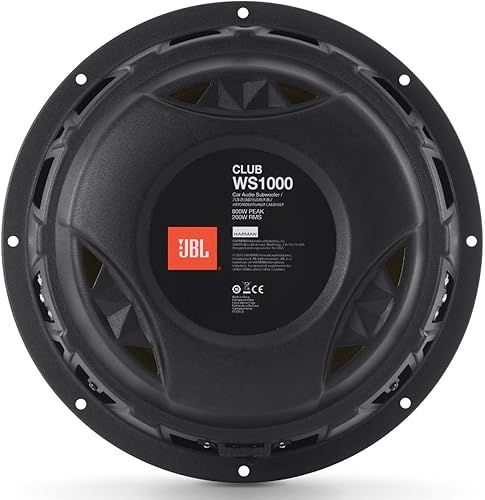 Miniatura 2 de JBL Club WS1000800W 10 Series 2o 4-ohm Subwoofer de montaje superficial seleccionable