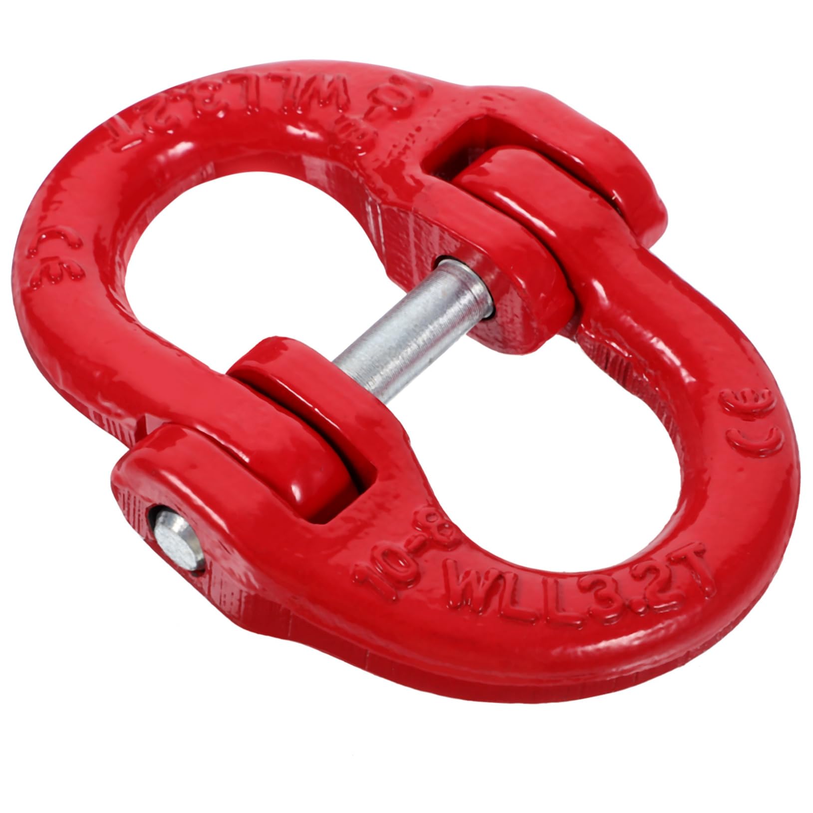 SOLUSTRE Lifting Chain Buckle ATV Hitch Receiver 3.2t Load Steel Coupler Safety Chain Hooks for