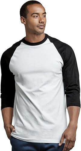 TOP PRO Camiseta de béisbol de manga 34 para hombre