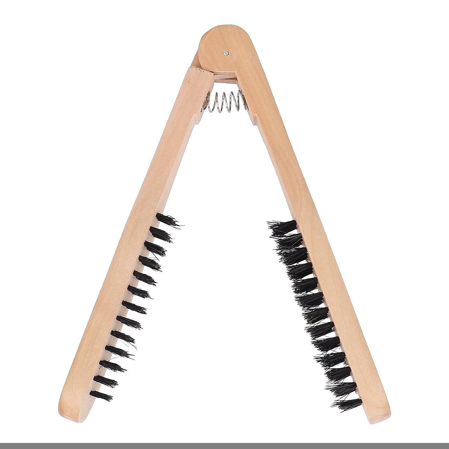 Hair Straightening Brush Comb Hair Straightening Clamp Hair Comb For Heat Styling Hair Straightening Comb Dual Side Brush Heat Resistant Clamp Thermal Hair Straightener Comb Heat Resistant Wooden Comb