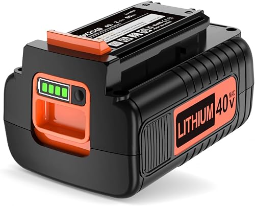 40 Volt MAX 2.0Ah Lithium Replacement for Black and Decker 40V Battery Compatible with LBX2040 LST136 LBXR36 LBXR2036 LHT2436 LCS1240 LBX1540 LBX36 LST540 Lithium Ion Battery