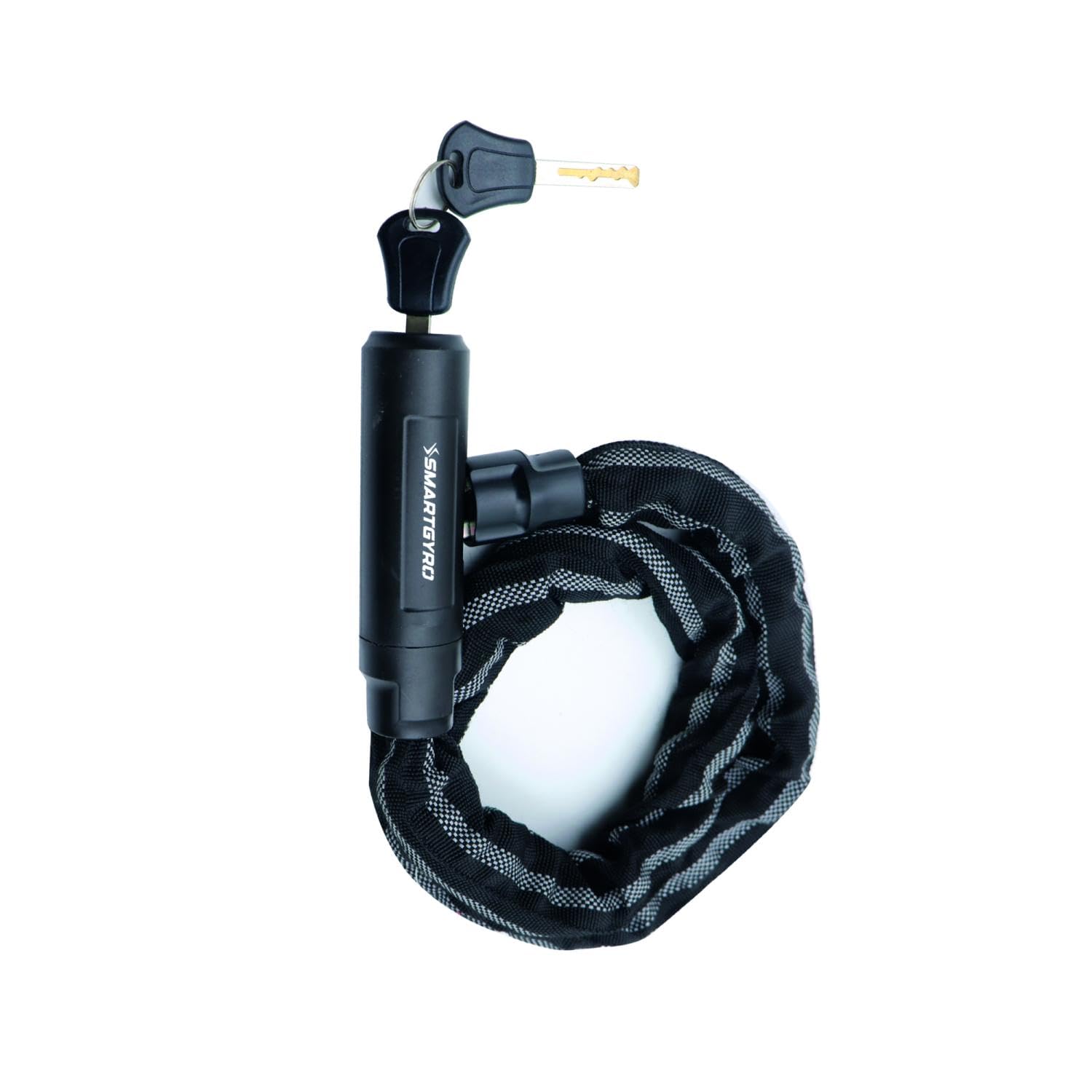 SmartGyro - Pitón, Cadena con Llave de Seguridad para Patinetes Eléctricos y Bicicletas. Incluye 2 llaves