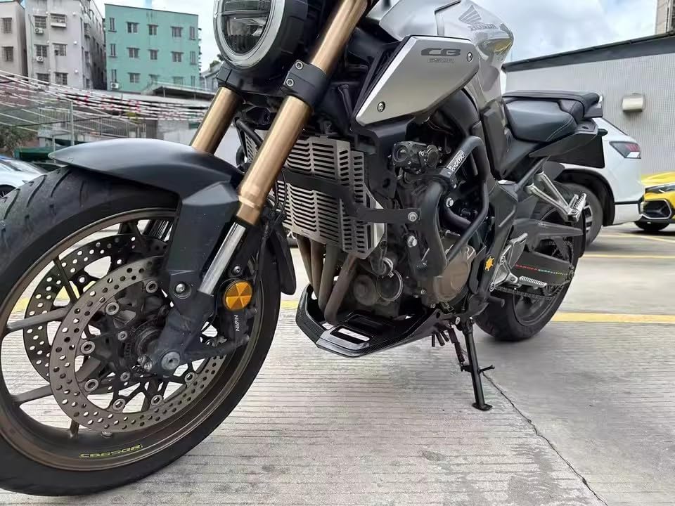 SR400 アルミバーリング アンダーガード アンダーカウル スクラン