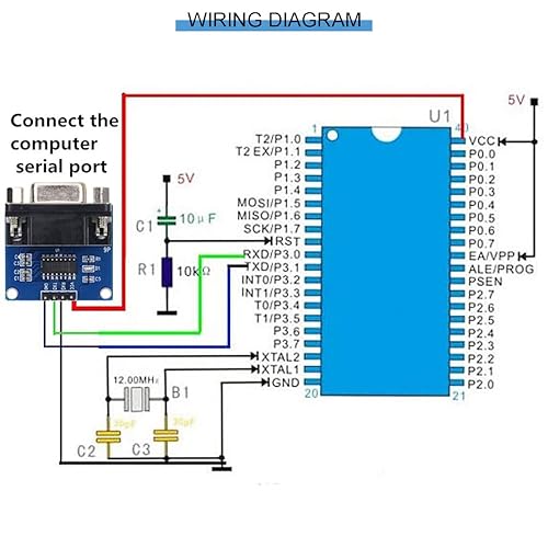 Miniatura 7 de DKARDU 5 unids MAX3232 RS232 a TTL hembra puerto serie convertidor módulo DB9 conector 3.3V a 5V MAX3232 módulo raíz para actualizaciones de equipos