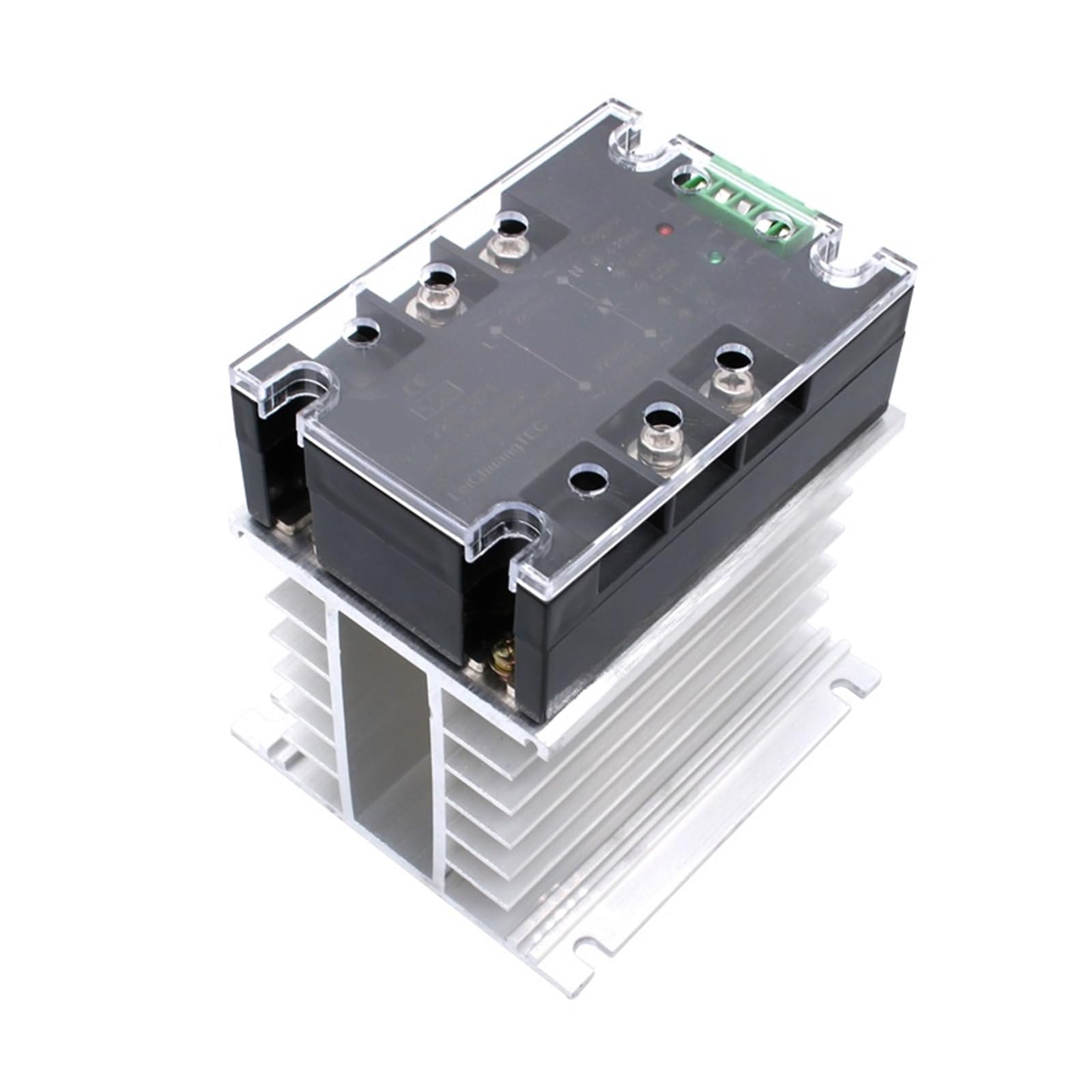 Relè a stato solido Modulo regolatore di tensione CA monofase a isolamento completo migliorato 220 V 380 V 60 A 80 A Modulo regolatore di potenza con dissipatore di calore(60A,220V)