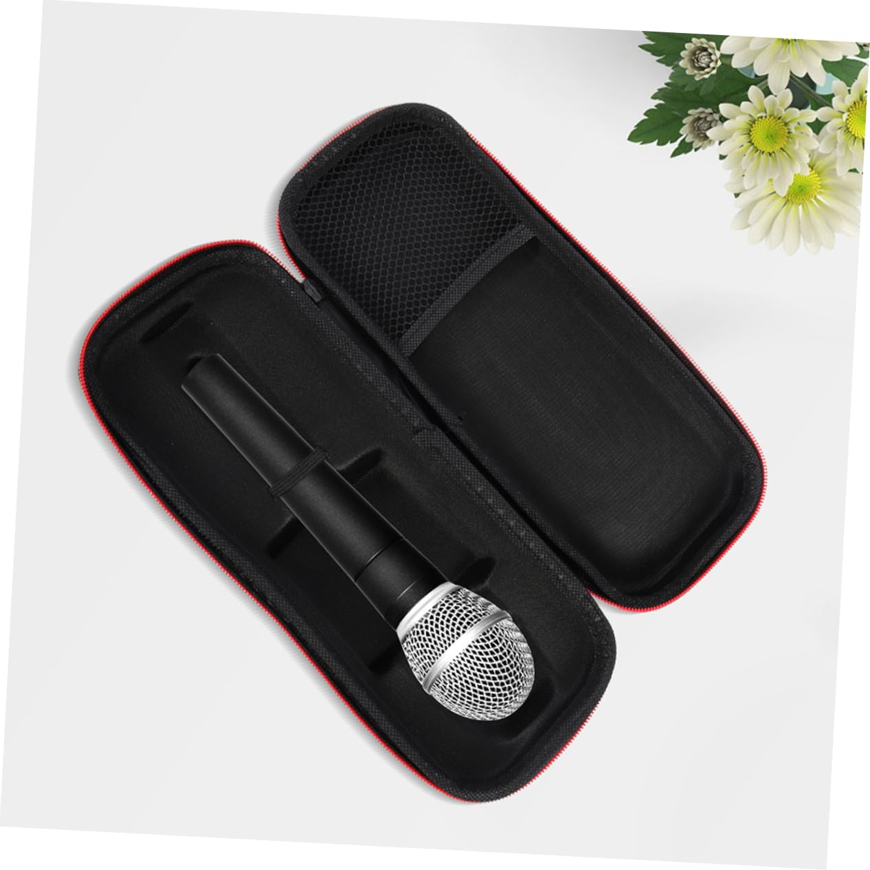 Holibanna 2 pcs Microphone Storage Bag Zippered Carrying Case for Handheld Mics Durable Protection for Travel Shockproof Scratch Resistant present for Music Lovers