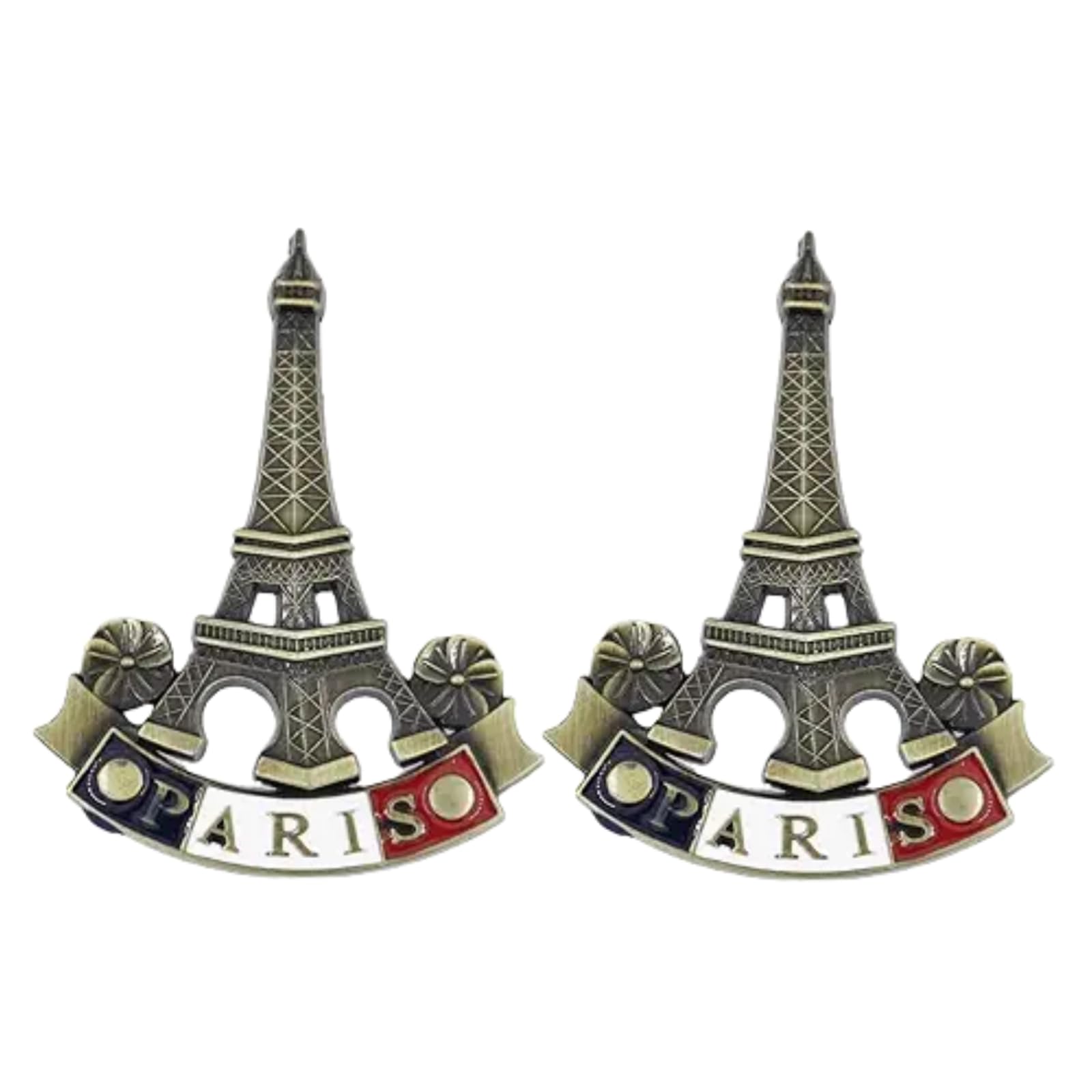 2Pcs 3D Metal Fridge Magnet Eiffel Tower Paris France Souvenir Gift Decor Refrigerator Magnets,Paris Magnets for Refrigerator, Refrigerator Magnets, Paris Magnet, Kitchen Accessories