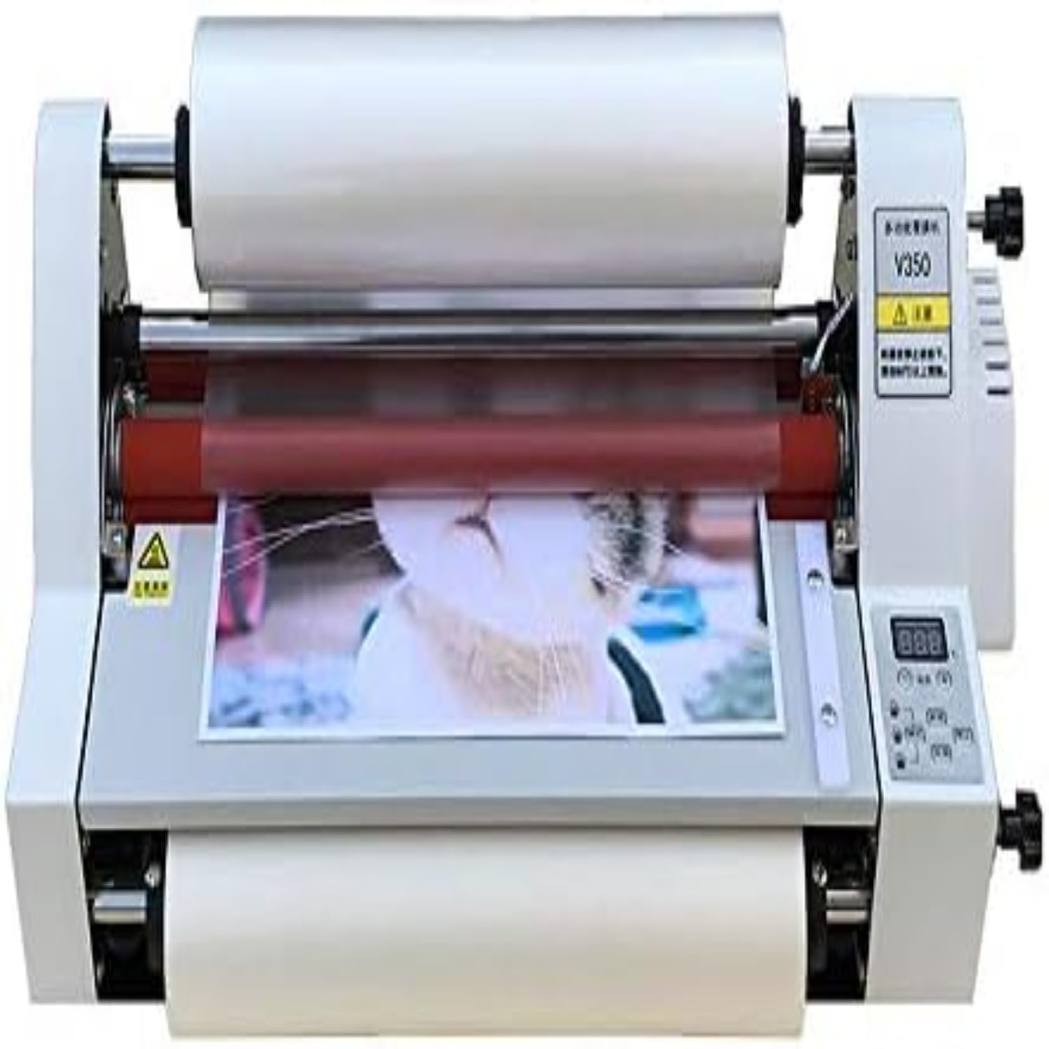 Plastificatrice A Caldo/Freddo - Plastificatrice Termica Monofacciale E Bifacciale per Uso Scolastico, Ufficio E Commerciale - Plastificatrice con Riscaldamento in,300mm