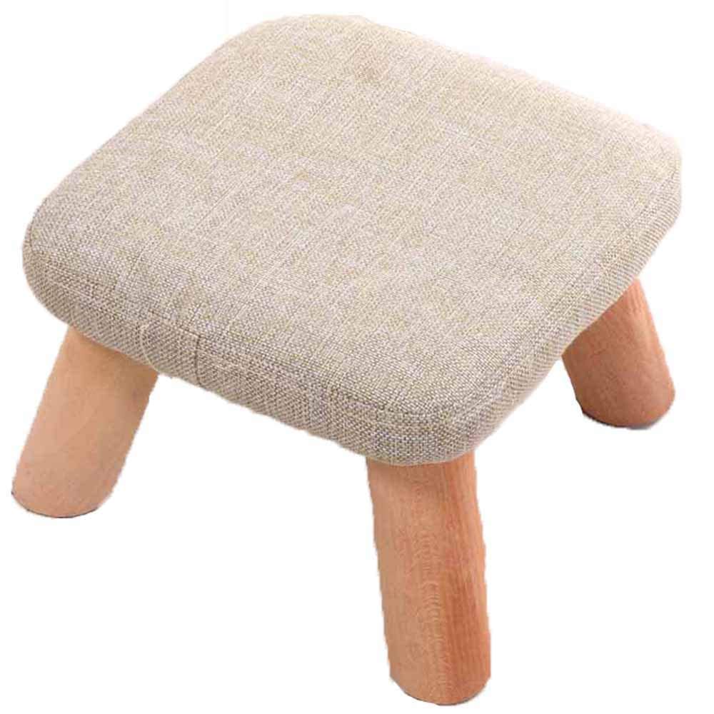 Coussin rembourré haut de gamme et trépied bois massif beige