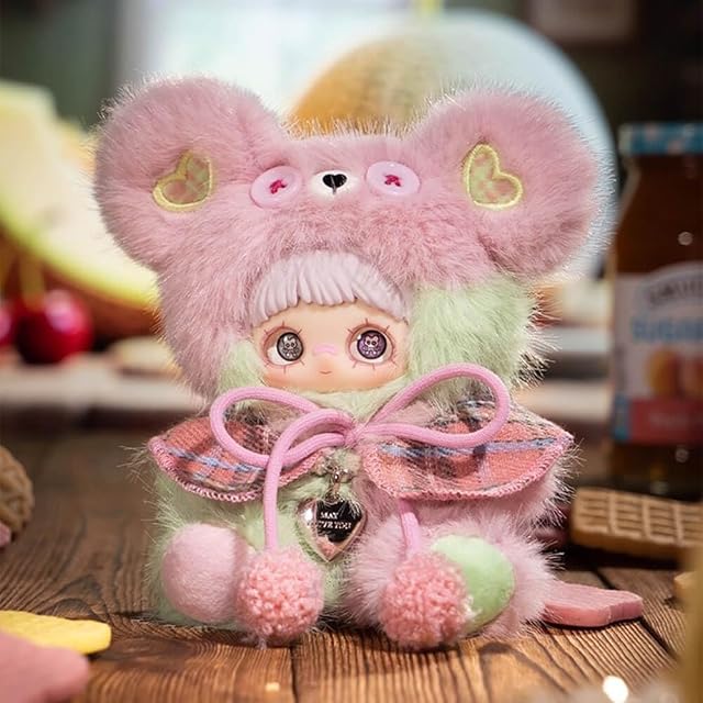 Foto 4 de 8 de niannyyhouse Caja de peluches para muñecas, serie Maymei Cookie, 14 cm de peluche, llavero