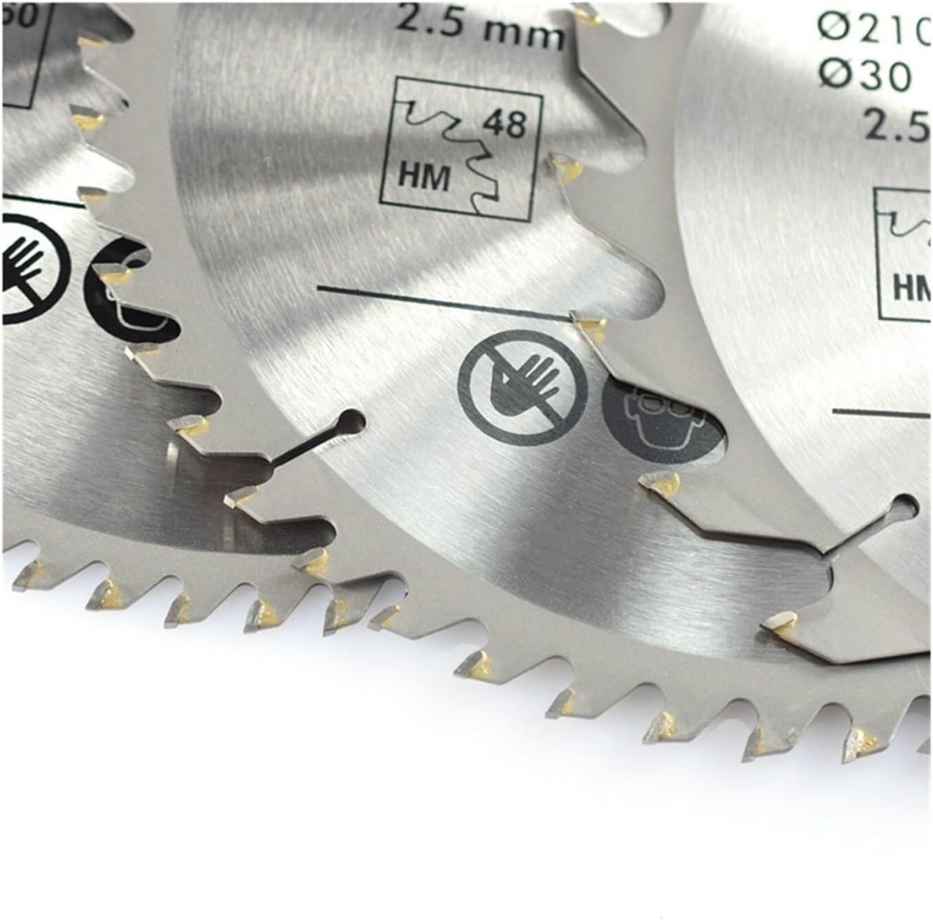Tarcze tnące z 1 szt. 210x30mm 24T 48T 60T 80T TCT Tarcza tnąca do drewna z węglików spiekanych(210x30x60t)