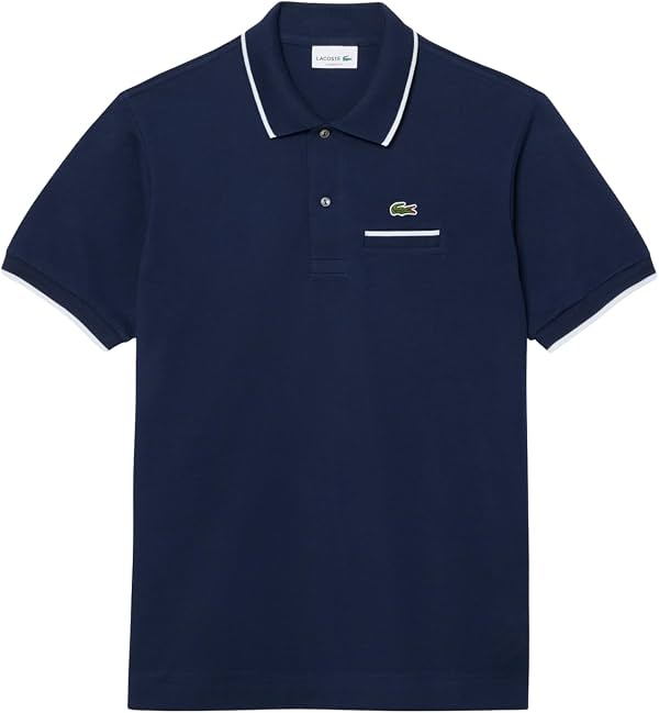 Polo Lacoste Clásico L.12.12 con Bolsillo para Hombre