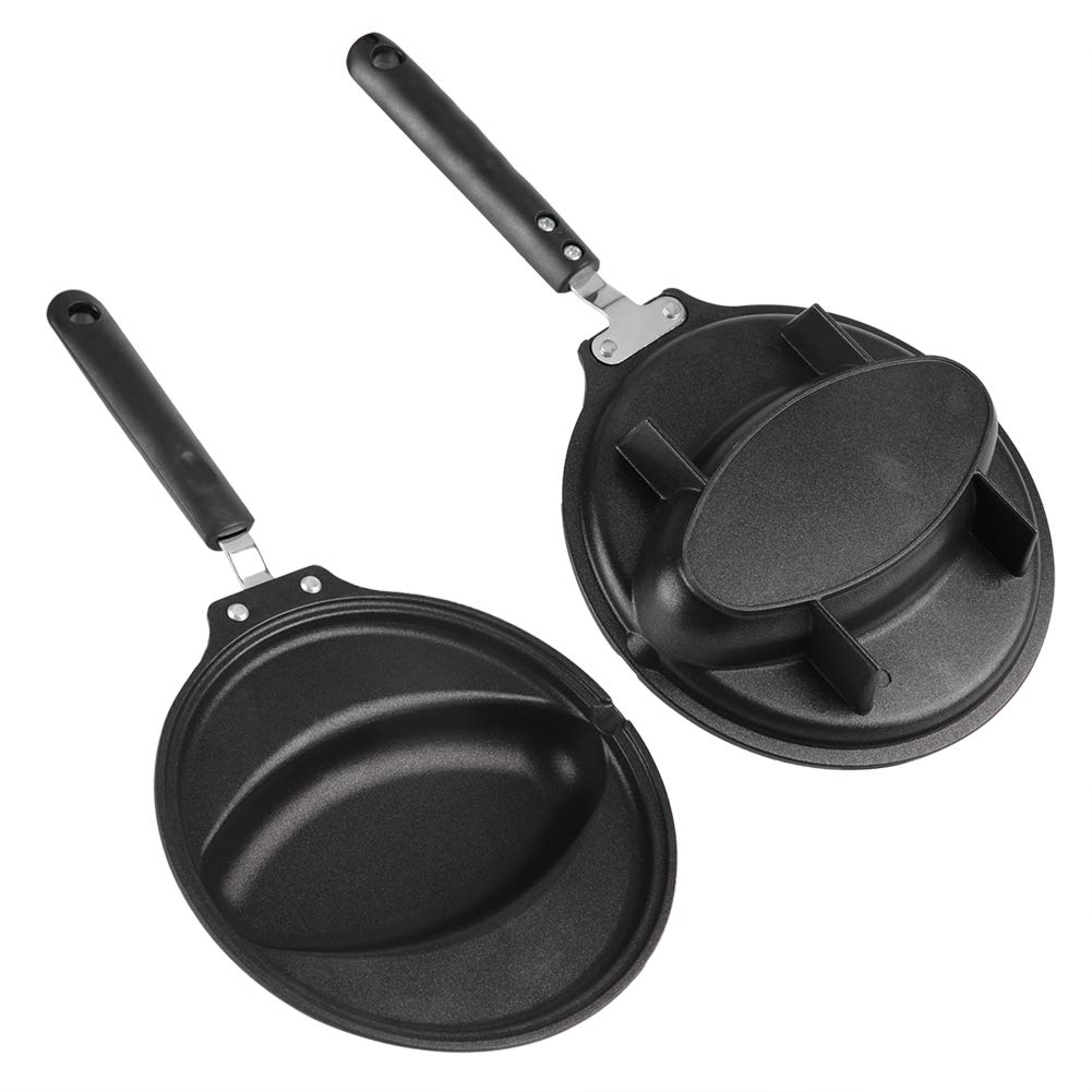 Poêle à Frire Antiadhésive, Poêle à Omelette, Poêle à œufs En Aluminium, Fabrication De Riz à Omelette Omurice Avec Revêtement Noir, Pour le Petit Déjeuner Pour Cuisinière à Gaz à Inducti
