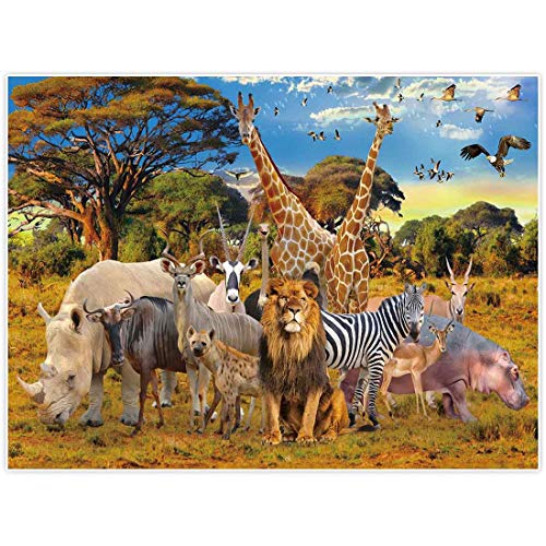 Allenjoy 8x6ft Jungle Animal Backdrop for Summer Tropical Desert African Forest Scenic Party Photography Pictures Decoration Event Table Decor Banner Background Children Photo Booth Shoot Allenjoy 8x6ft Jungle Animal Backdrop for Summer Tropical Desert African Forest Scenic Party Photography Pictures Decoration Event Table Decor Banner Background Children Photo Booth Shoot