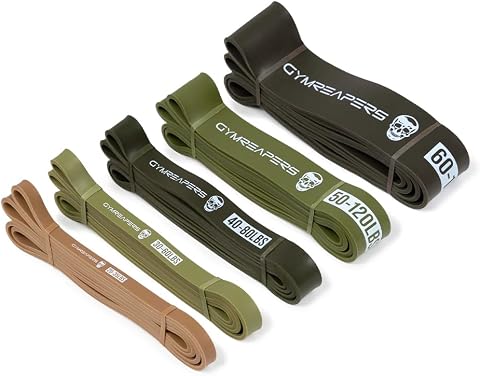 Gymreapers Resistance Bands for Working Out – Elastic Pull Up Exercise Assistanc