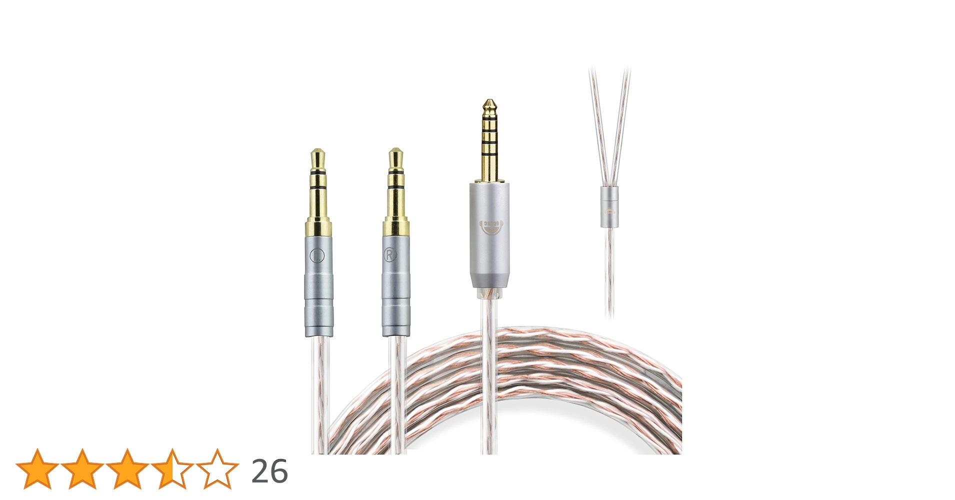 Amazon | okcsc JBX ヘッドホンケーブル 両端3.5mm リケーブル