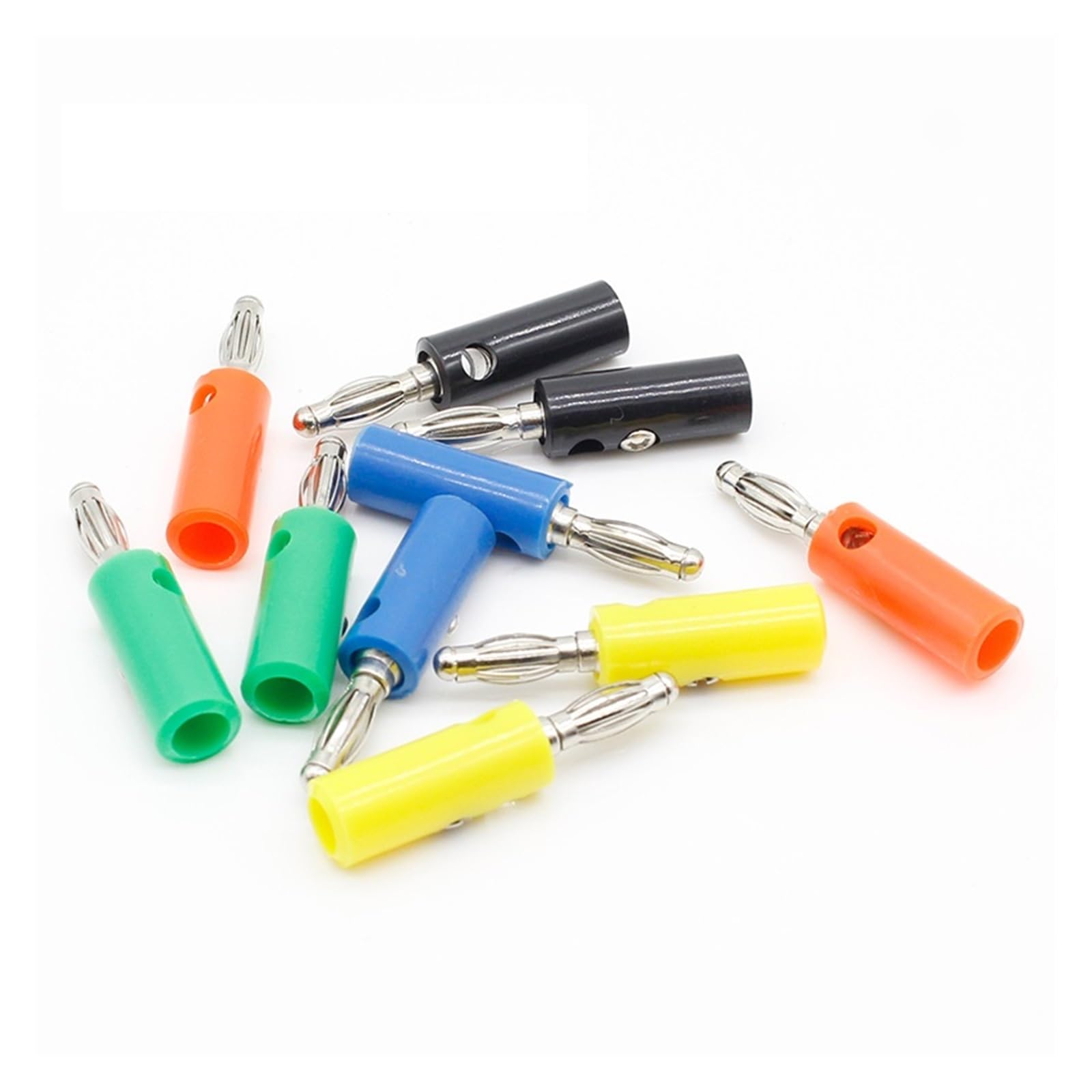 Connecteurs bananes pour haut-parleur 4 mm plaqués or pour câble audio hifi
