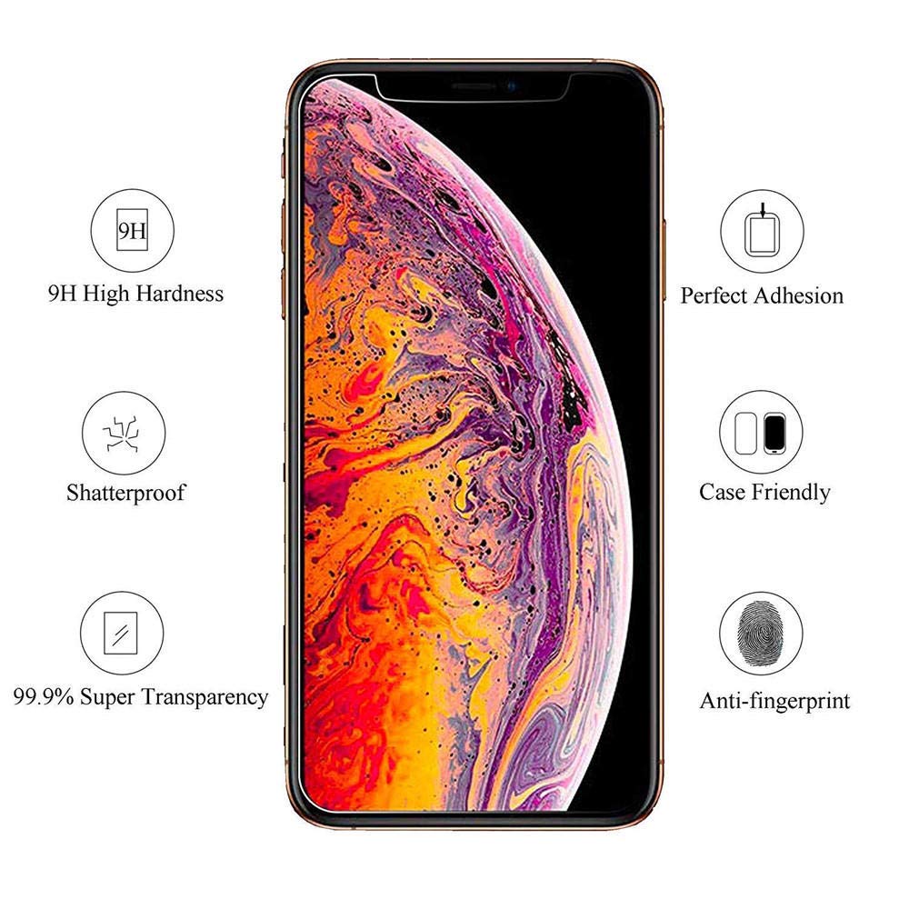 Protecteur D'écran En Verre Trempé Pour IPhone - Compatible 11, 12, SE 2020, XS, XR, 7, 8+