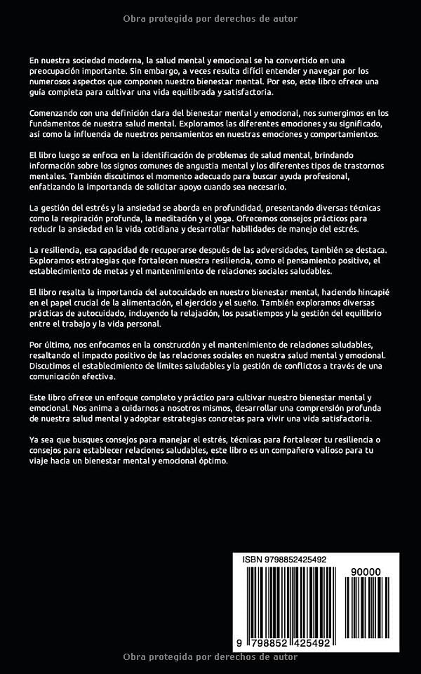 Miniatura 2 de La guía definitiva para el bienestar mental y emocional (Comprendiendo el Estrés Origen, Naturaleza e Impactos) (Spanish Edition)