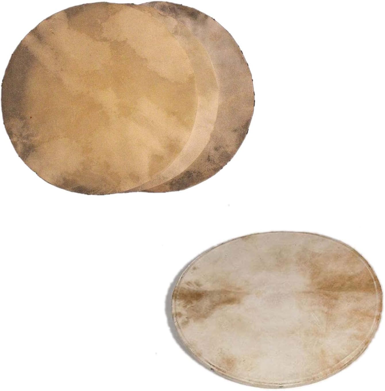 AnNafi® Goat Skin Djembe Head Goatskin for Drum Doumbek