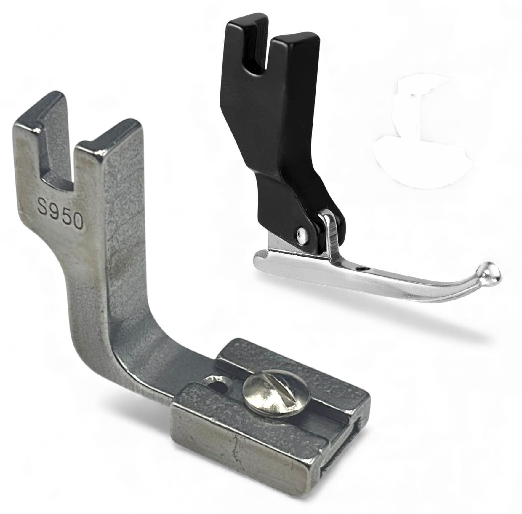 ZENITH P950/S950 Presser Foot for High Shank Industrial Single Needle Lockstitch Sewing Machine Accessories | Adjustable Gathers Shrink Fold Wrinkle Fold Foot (P950/S950 + P369 Beads Foot)-picture-10