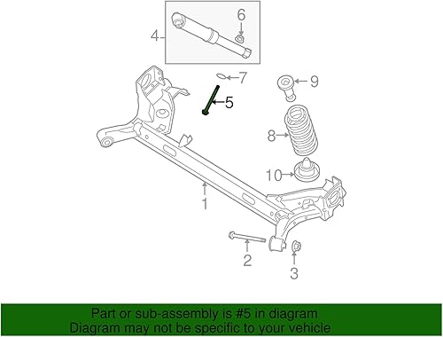 Nissan 54459-ET00A Perno de choque