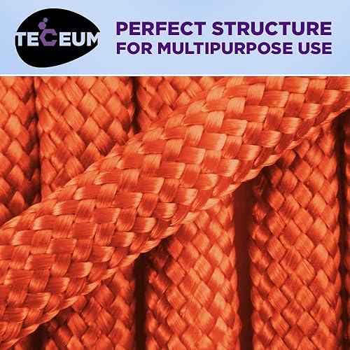 Vista 235 de TECEUM - Cuerda resistente 1000 de 1000 / 200 / 100 / 50 pies, más de 40 colores, cuerda para supervivencia y campamento, cuerda de nailon Patriot