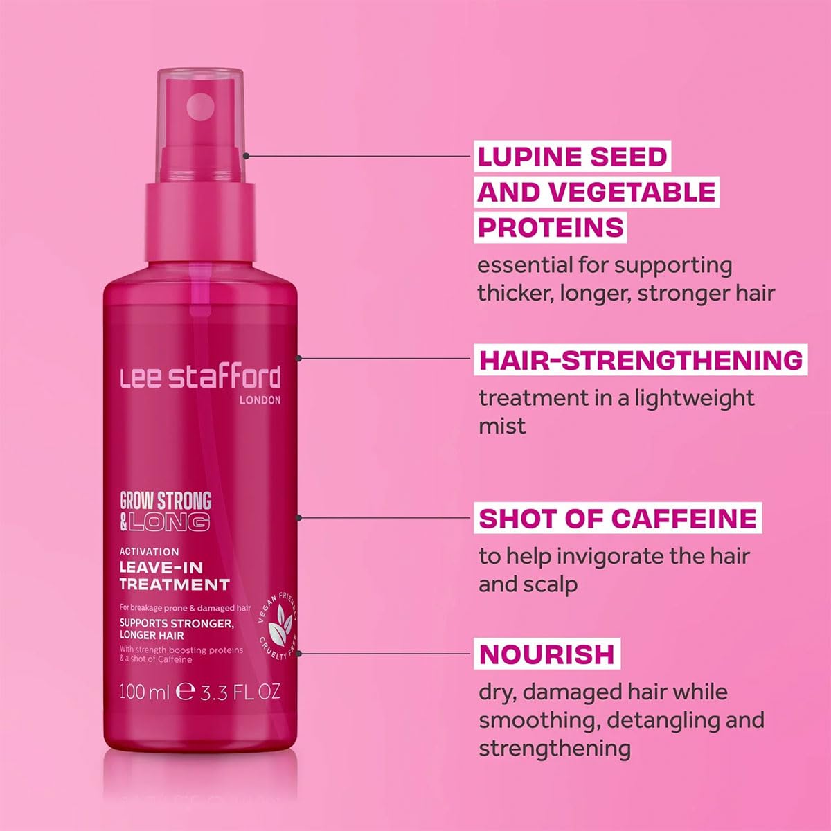 Lee Stafford Grow Long & Strong Activation Leave-In Treatment