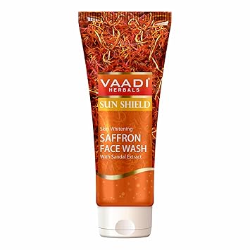 Vaadi Herbals Skin Whitening Saffron Face Wash with Sandal Extract, 60 ml - image, photos