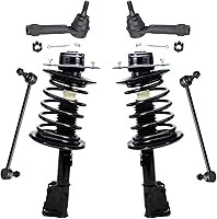 Vista 13 de Detroit Axle - Kit de puntales delanteros para Ford 2000-2004 Focus 2 puntales con muelle helicoidal 2 brazos de control inferiores con rótulas 2001