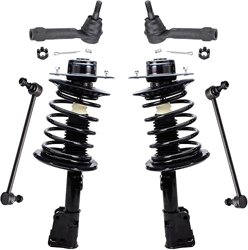 Miniatura 13 de Detroit Axle - Kit de puntales delanteros de 6 piezas para Chevrolet Aveo Aveo5 Pontiac G3 Wave, barra estabilizadora, varillas de acoplamiento