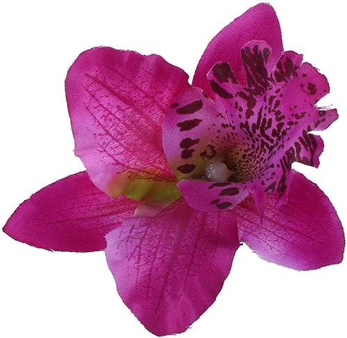 Miniatura 5 de Pulabo - Pinza para el pelo de orquídea asequible – Nuevo clip de pelo de orquídea para boda nupcial flores pasador mujeres niñas accesorios 1