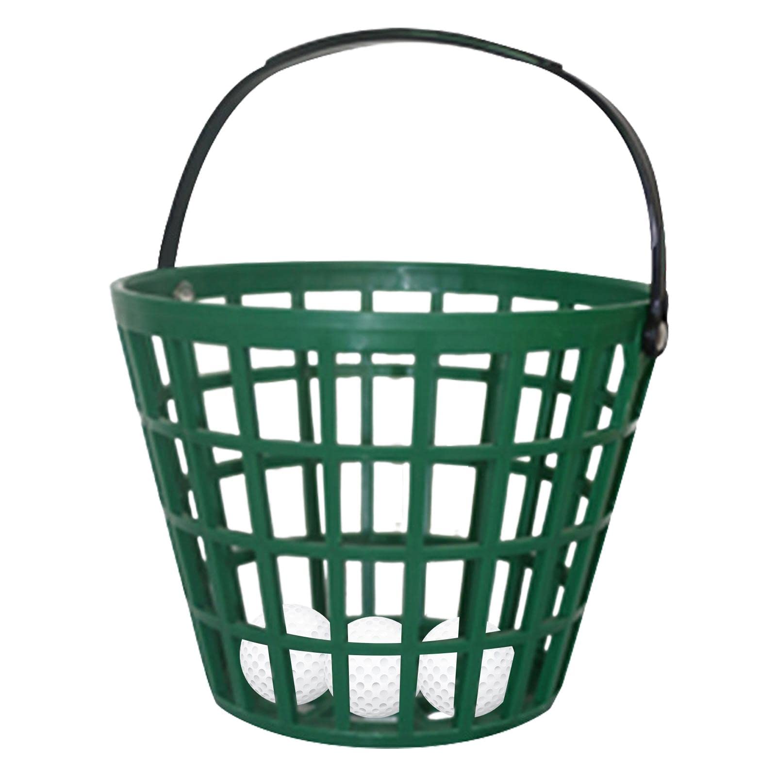 Keptfeet Cestino per Palline da Golf con Manico - Cestino per Palline da Golf all'aperto con Manico,Secchiello portapalline per Palline da Golf per scuole, campi da Golf, Country Club, Cortili