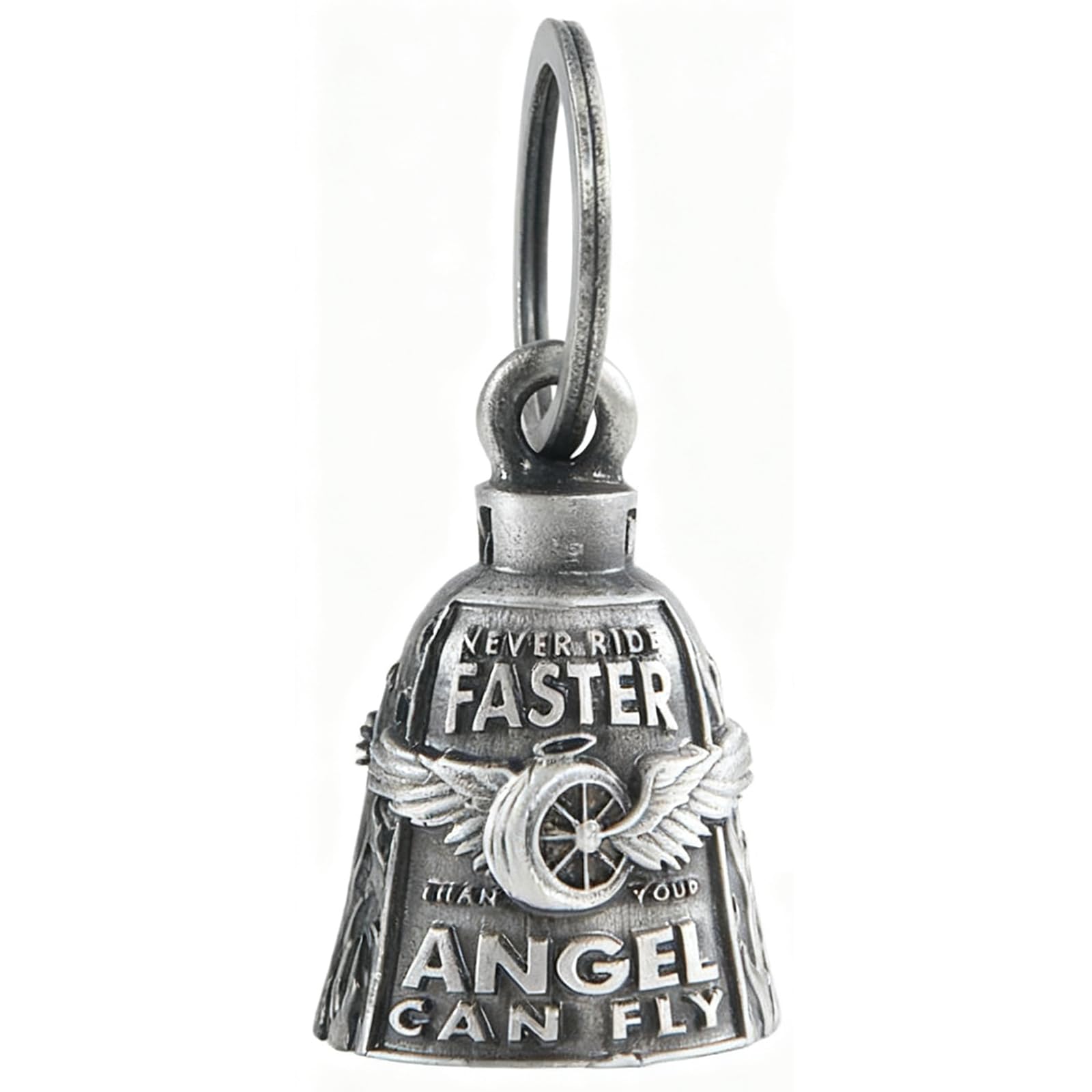 Motorrad Glöckchen, Biker Bell, Guardian Bell Motorrad Glücksbringer inkl, einfache Montage, Ideales Zubehör & Geschenk für Biker (Einzelglocke)
