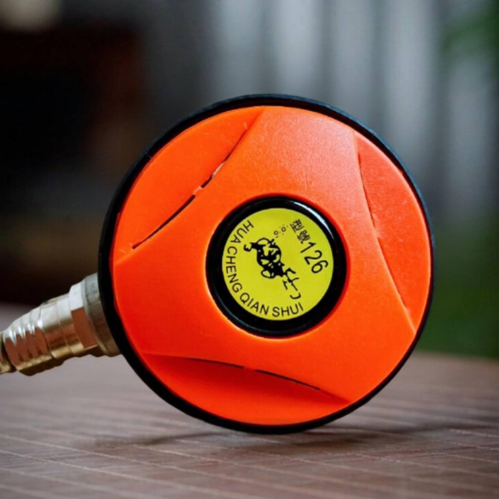 Milageto Détendeur de Plongée Régulateur Subaquatique Ajustable Deuxième Étage Embout Respiratoire Gestion du Flux d'air Molette de Réglage Inspiratoire