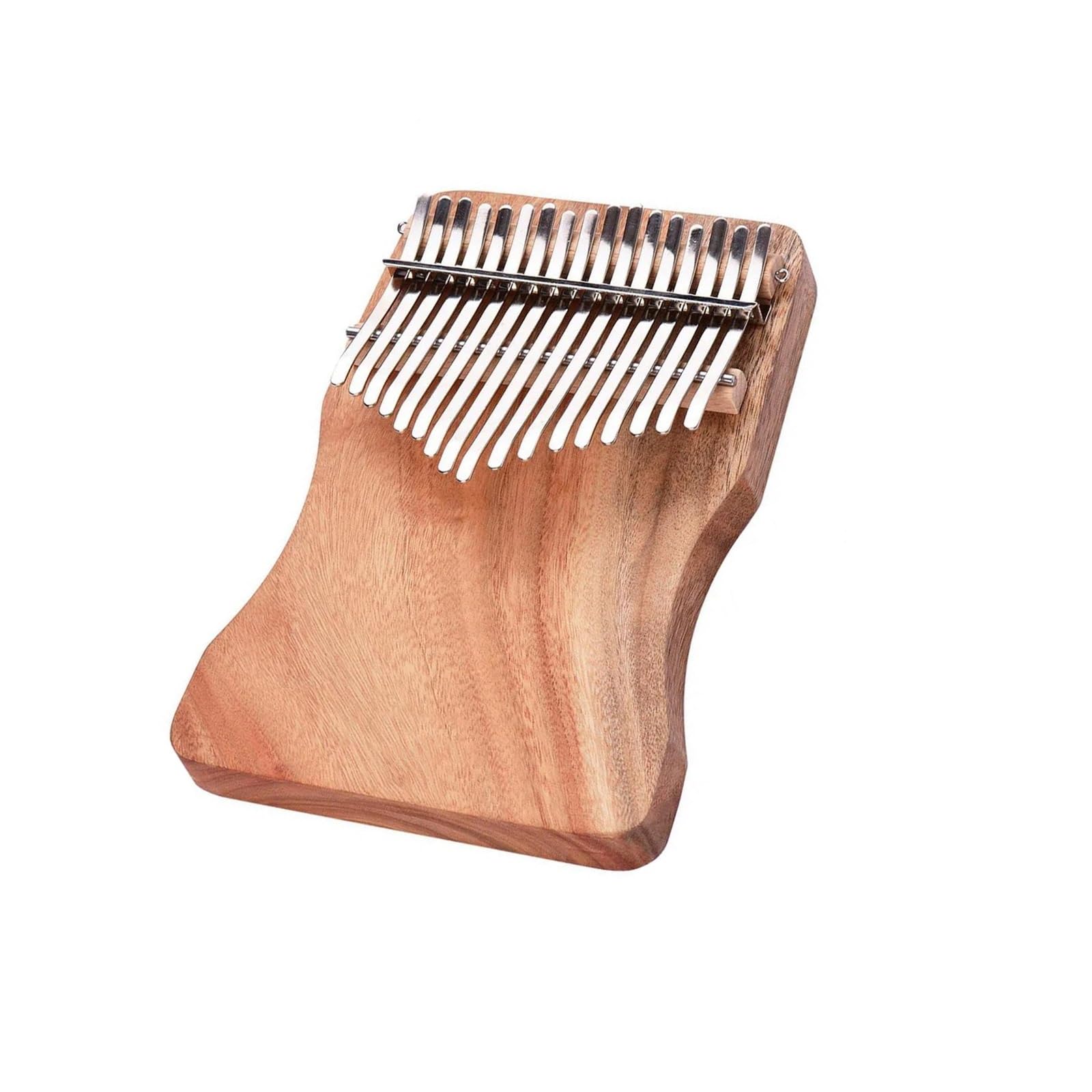 Kalimba Do Gitary Kciukowej Z 17 Klawiszami W Tonacji C Wykonana Z Drewna Kamforowego W Komplecie Z Pokrowcem Naklejkami Na Skalę I Młotkami Do Strojenia. Kalimba