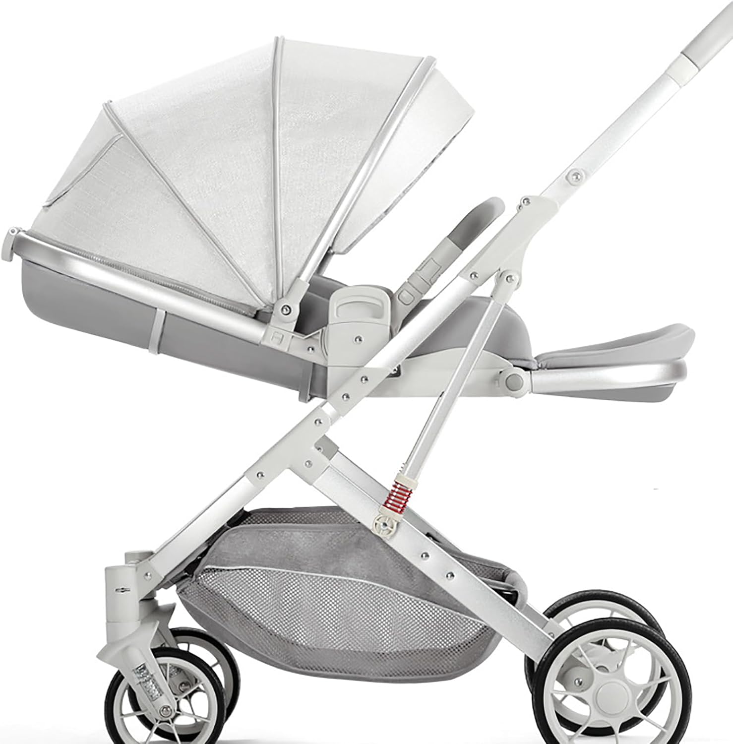 Good Homie Portable Infant Carriage， Baby Travel System，High landscape baby stroller, can sit and lie down, light folding, multi-functional two-way shock absorber, newborn children’s baby stroller